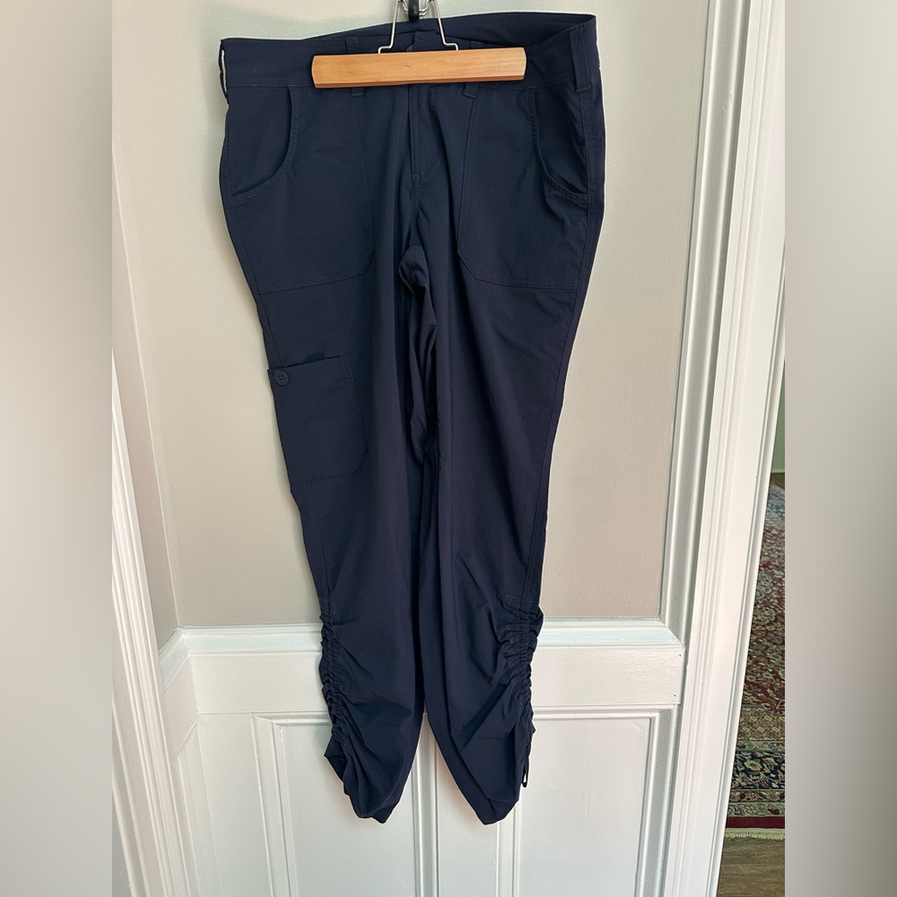 The North Face Blue Cargo Pants with Tapered Ankle